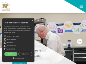 'trfastenings.com' screenshot