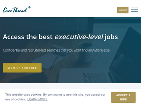'execthread.com' screenshot