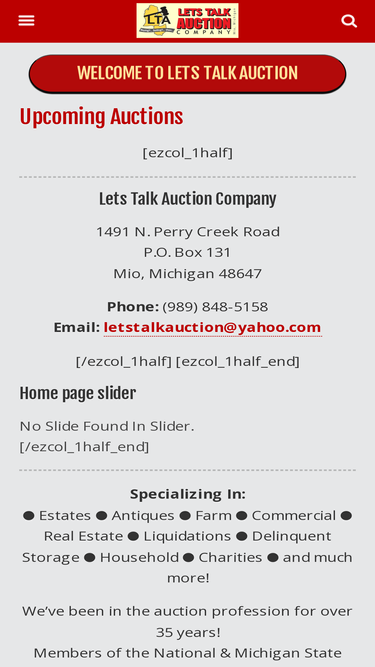 letstalkauction.com