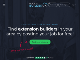 'bookabuilderuk.com' screenshot
