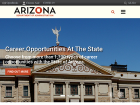 'azdoa.gov' screenshot