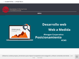 Captura de pantalla del sitio web