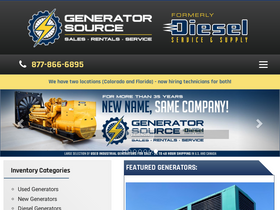 'generatorsource.com' screenshot