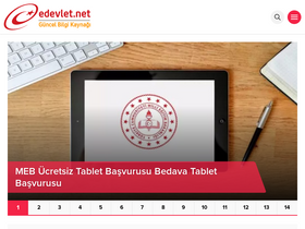 'edevlet.net' screenshot
