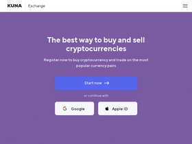 'kuna.io' screenshot