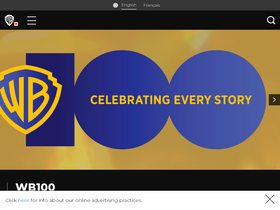 'warnerbroscanada.com' screenshot