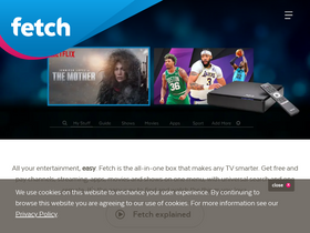 'fetchtv.com.au' screenshot