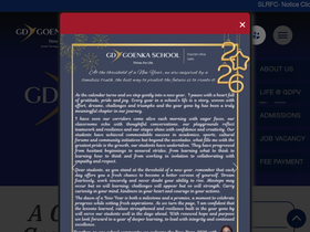 'gdgoenkapaschimvihar.com' screenshot