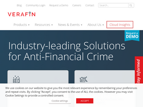 'verafin.com' screenshot