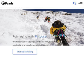 '10pearls.com' screenshot