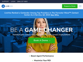 'livevox.com' screenshot