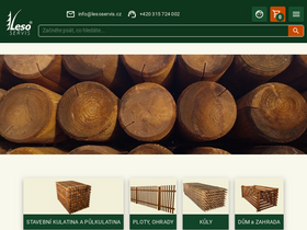 'lesoservis.cz' screenshot