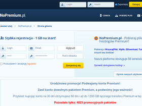'nopremium.pl' screenshot