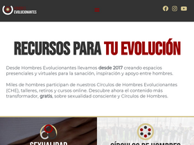 'hombresevolucionantes.com' screenshot