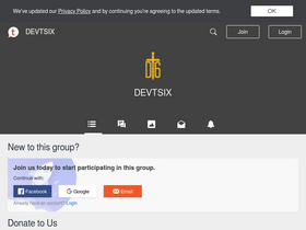 'devtsix.com' screenshot