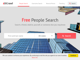 'idcrawl.com' screenshot