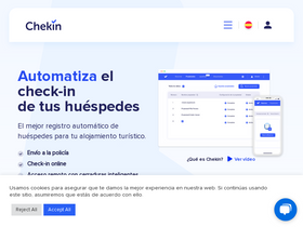 'chekin.com' screenshot