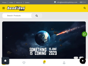 'bandidospitstop.com' screenshot