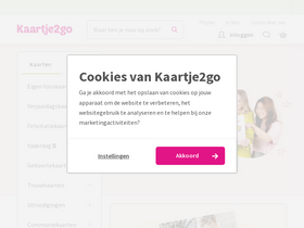 'kaartje2go.be' screenshot
