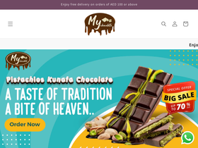My Chocolate website screenshot