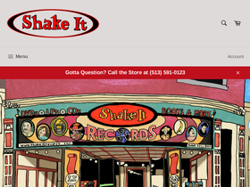shakeitrecords.com homepage screenshot