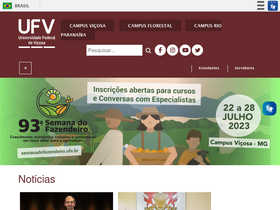 'ufv.br' screenshot