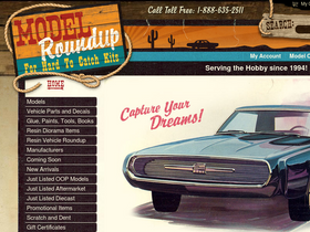 'modelroundup.com' screenshot