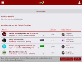 'honda-board.de' screenshot