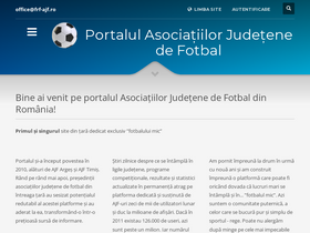 'frf-ajf.ro' screenshot