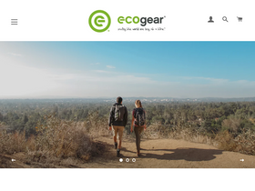 ecogear-products.com homepage screenshot
