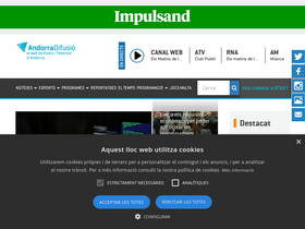 'andorradifusio.ad' screenshot