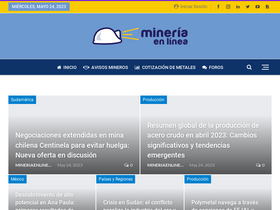 'mineriaenlinea.com' screenshot
