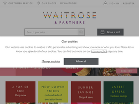 'waitrose.com' screenshot