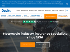 'devittinsurance.com' screenshot