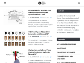 'themechanicalengineering.com' screenshot