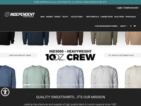 'independenttradingco.com' screenshot