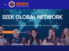 'seekglobalnetwork.com' screenshot