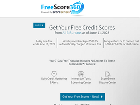 'freescore360.com' screenshot