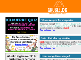 'gruble.dk' screenshot
