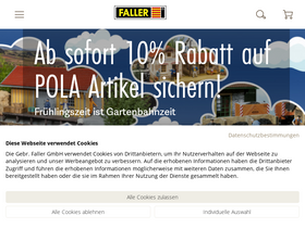 'faller.de' screenshot