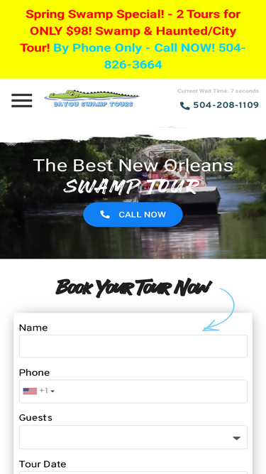 bayouswamptours.com