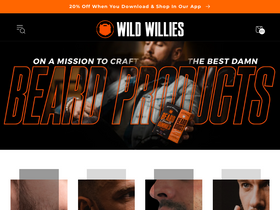 'wild-willies.com' screenshot