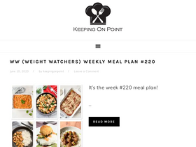 'keepingonpoint.com' screenshot