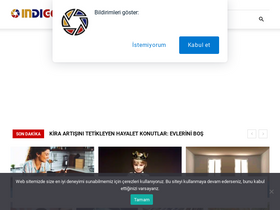'indigodergisi.com' screenshot