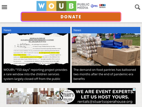 'woub.org' screenshot