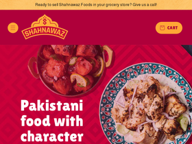 shahnawazfoods.com homepage screenshot