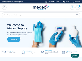 'medexsupply.com' screenshot