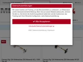 'modellbau-metz.com' screenshot