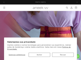 aneekw.com homepage screenshot