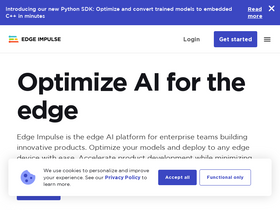 'edgeimpulse.com' screenshot